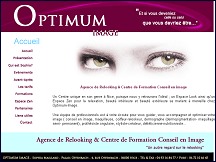 Aperu du site Optimum Image - agence de relooking, centre de formation conseil en image