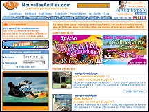 Aperu du site Nouvelles Antilles - voyages et sjours sur mesure aux Antilles