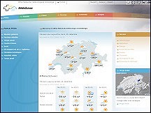 Aperu du site Mto Suisse - Office Fdral de Mtorologie et Climatologie