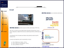 Aperçu du site ORLY Val - liaison aéroport Orly / Paris