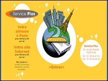 Aperu du site Service Plus - domiciliation commerciale  Paris 20me