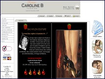 Aperçu du site Caroline B - bas nylon et collants voile