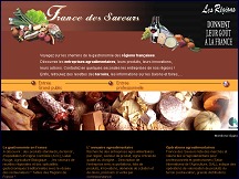 Aper�u du site France des Saveurs - gastronomie fran�aise, recettes des terroirs