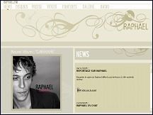 Aperçu du site Raphaël