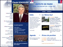Aperu du site Claude Goasguen - dput UMP de Paris