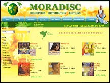 Aperu du site Moradisc - musique des Antilles et Carabes