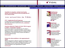 Aperu du site Fidal - cabinet international des avocats-conseils pour les entreprises