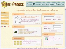 Aperçu du site Bières et brasseries francaises sur Biere-France.com