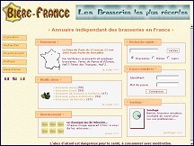 Aperu du site Bires et brasseries francaises sur Biere-France.com