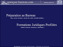 Ecole de formation du barreau des avocats : Pr�-Barreau