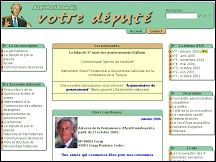 Aperu du site Axel Poniatowski - dput-maire du Val d'Oise