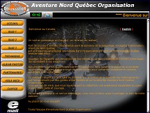 Aperu du site Aventure Nord Qubec - raid motoneige, sjours et vol inclus