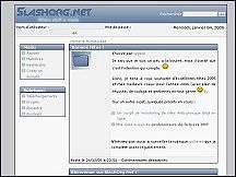 Aperu du site Slashorg.net - projets et dossiers de programmation en PHP