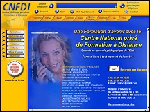 Aperu du site CNFDI - Centre National priv de Formation  Distance par correspondence