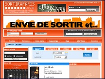 Aperu du site Sortiraparis.com - bons plans pour vos sorties parisiennes
