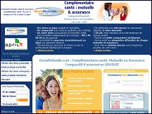 Aperçu du site Devis Mutuelle - comparatif assurances complémentaires santé