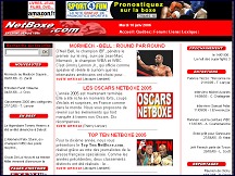 Aperu du site Netboxe - actualits de la boxe mondiale