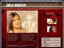 Aper�u du site Emilie Minatchy, la demi-finaliste de la Star Academy 5