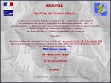 Museofile.culture.fr - r�pertoire national des mus�es fran�ais