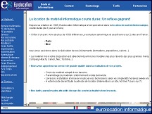 Eurolocation - location mat�riel informatique pour expositions et salons