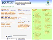 Aperu du site AdmiNet France