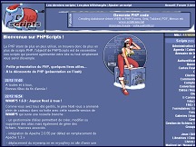 PHPScripts : annuaire francophone des scripts PHP et MySQL