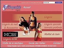 Aperu du site Chrysalide - boutique de lingerie jour et nuit, maillots de bain