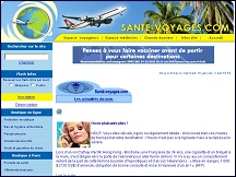 Aperu du site Sante-Voyages.com - site des voyageurs internationaux et de leurs mdecins
