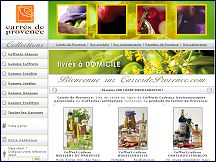 Aperu du site Carrs de Provence - coffrets cadeaux gastronomiques