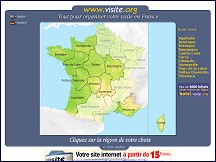 Aperçu du site Visite.org
