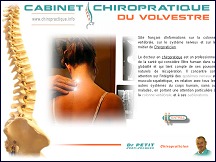 Aperu du site Chiropratique - informations colonne vertbrale, mal au dos, chiropraticiens