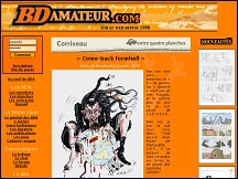 Aperu du site BDAmateur.com - site des auteurs amateurs de bandes dessines