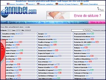 Aperçu du site Annubel - annuaire généraliste multi-thèmes et multi-langues