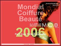 Aperu du site MCB - Mondial Coiffure Beaut  Paris