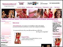 Aperu du site Primlingerie - lingerie fine et lingerie sexy