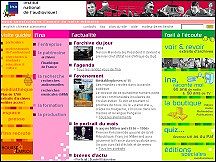 Aper�u du site INA - Institut National de l'Audiovisuel