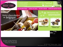 Aperu du site Thrse Leduc - chocolats belges