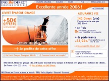 ING Direct - livrets d'�pargne, placements financiers, ordres en bourse sans frais