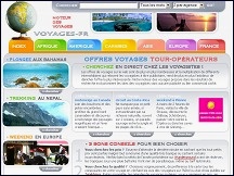 Aper�u du site Moteur de voyages Voyages-FR.com