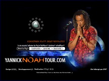 Aperu du site Yannick Noah Tour - site personnel de Yannick Noah