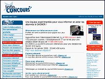 Infoconcours - jeux et concours, hebdomadaire des concouristes