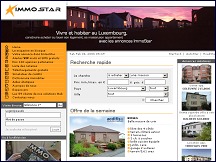 Aperu du site ImmoStar - petites annonces immobilires au Luxembourg