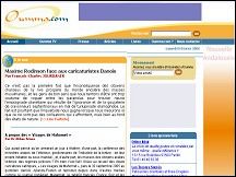 Aperu du site Oumma.com - webzine de l'Islam francophone en toute libert