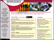 Aperçu du site Intercessio - transmission, reprise, cession d'entreprise, achat de société
