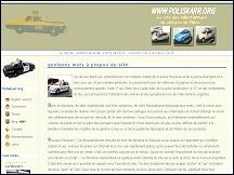 Aperu du site Poliskarr - collections de voitures de police