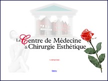 Aperu du site Centre canadien de mdecine et chirurgie esthtique au Qubec