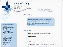 Aperu du site Hesperios - aide aux victimes des erreurs mdicales