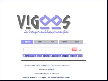 Aperu du site Vigoos - moteur de recherche suisse romand