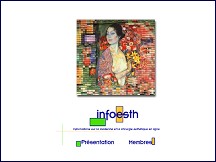Aperu du site INFOESTH - infos mdecine et chirurgie esthtique