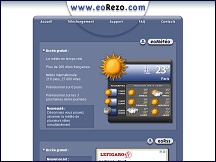 Aper�u du site EoRezo - la m�t�o en France et dans le monde, lecteur RSS